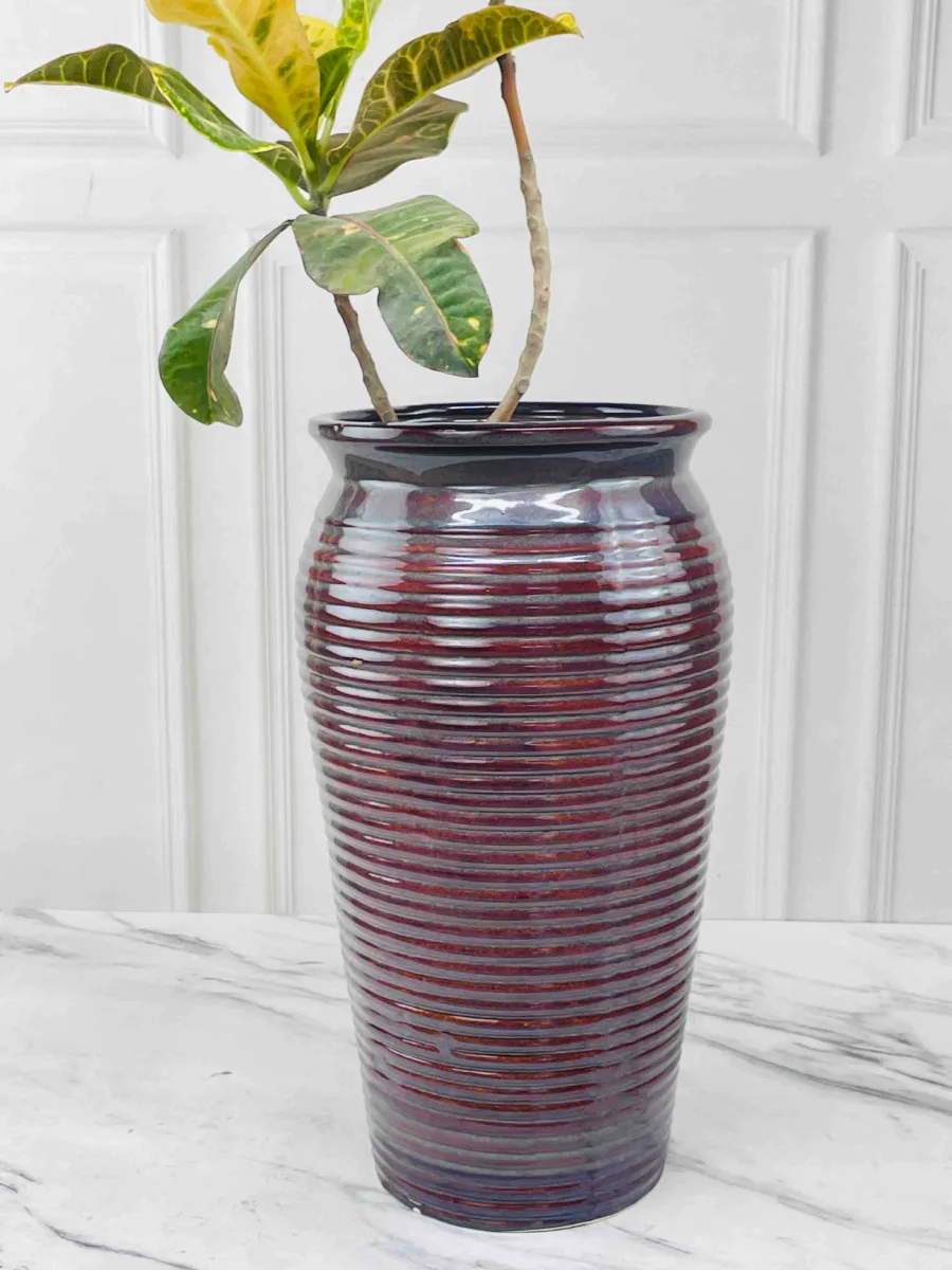 Classic Ceramic Planter Set of 2 (6.5" Dia × 5.5" Height) — Primary View
