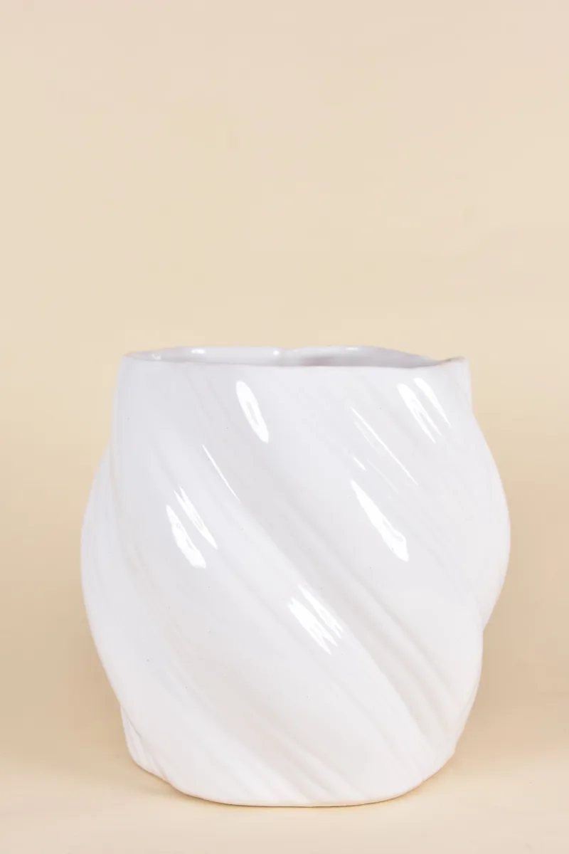 Classic Ceramic Planter Set of 2 (6.5" Dia × 5.5" Height) — Primary View