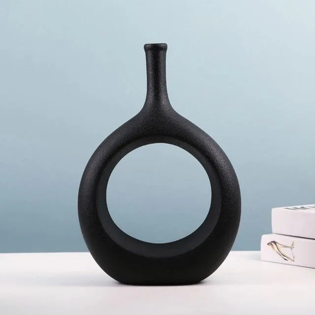 Classic Ceramic Planter — 8" Dia × 12" Height — Primary View