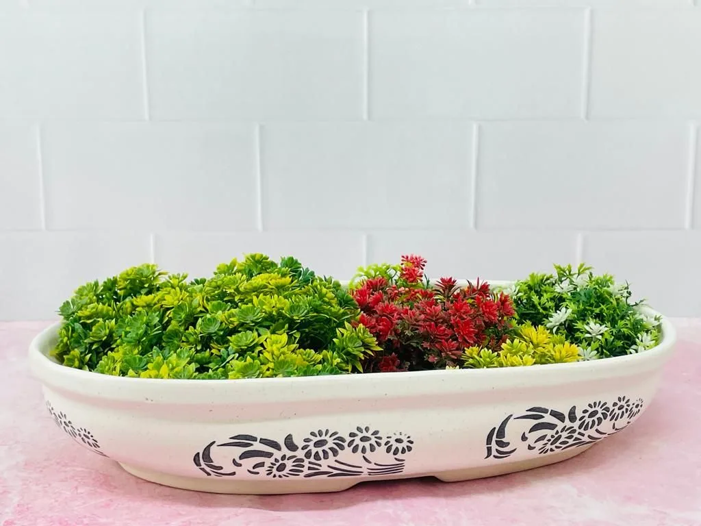 Classic Ceramic Planter — 3.5" Dia × 12" Height — Primary View