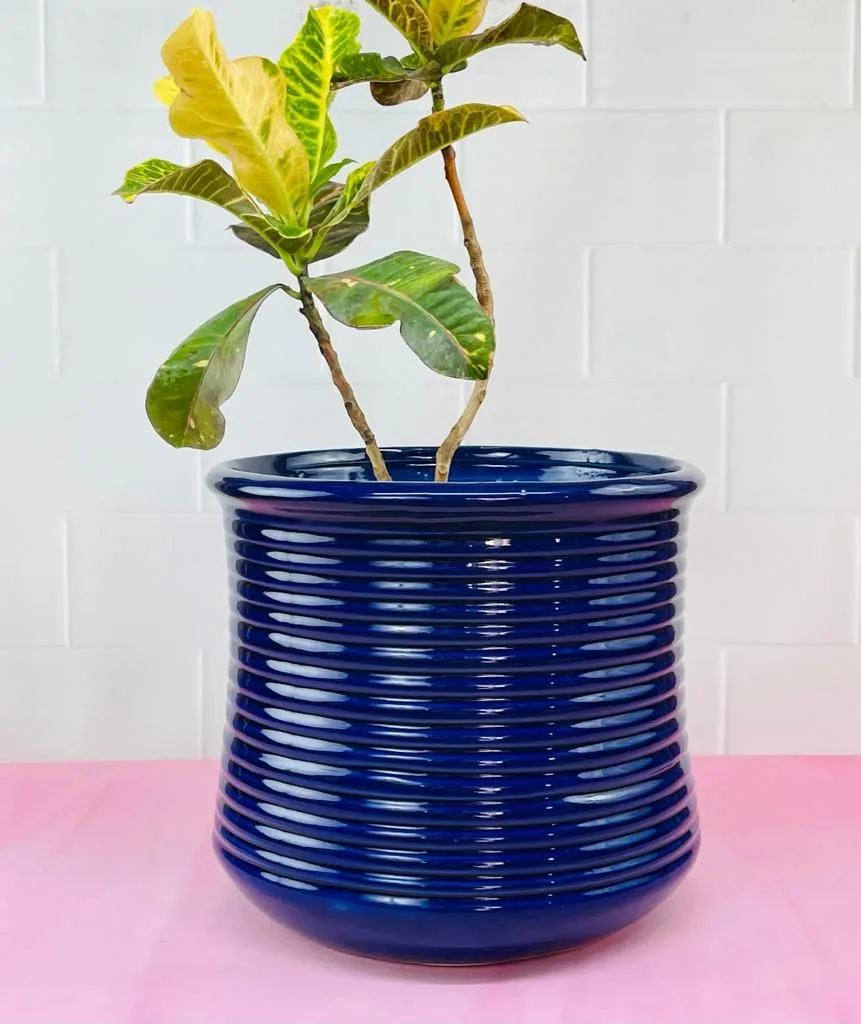 Classic Ceramic Planter — 10" Dia × 10" Height — Primary View