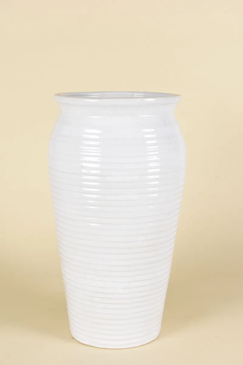 Classic Ceramic Planter — 4.5" Dia × 8.5" Height — Primary View