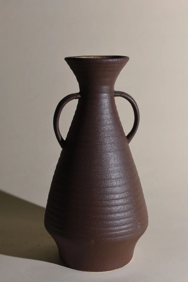 Classic Ceramic Planter — 8" Dia × 14" Height — Primary View