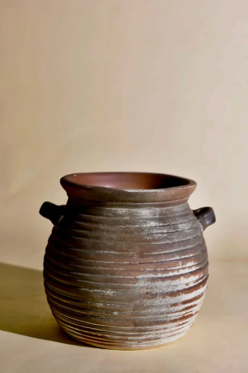 Classic Ceramic Planter Set of 3 (4" Dia × 10" Height) — Primary View