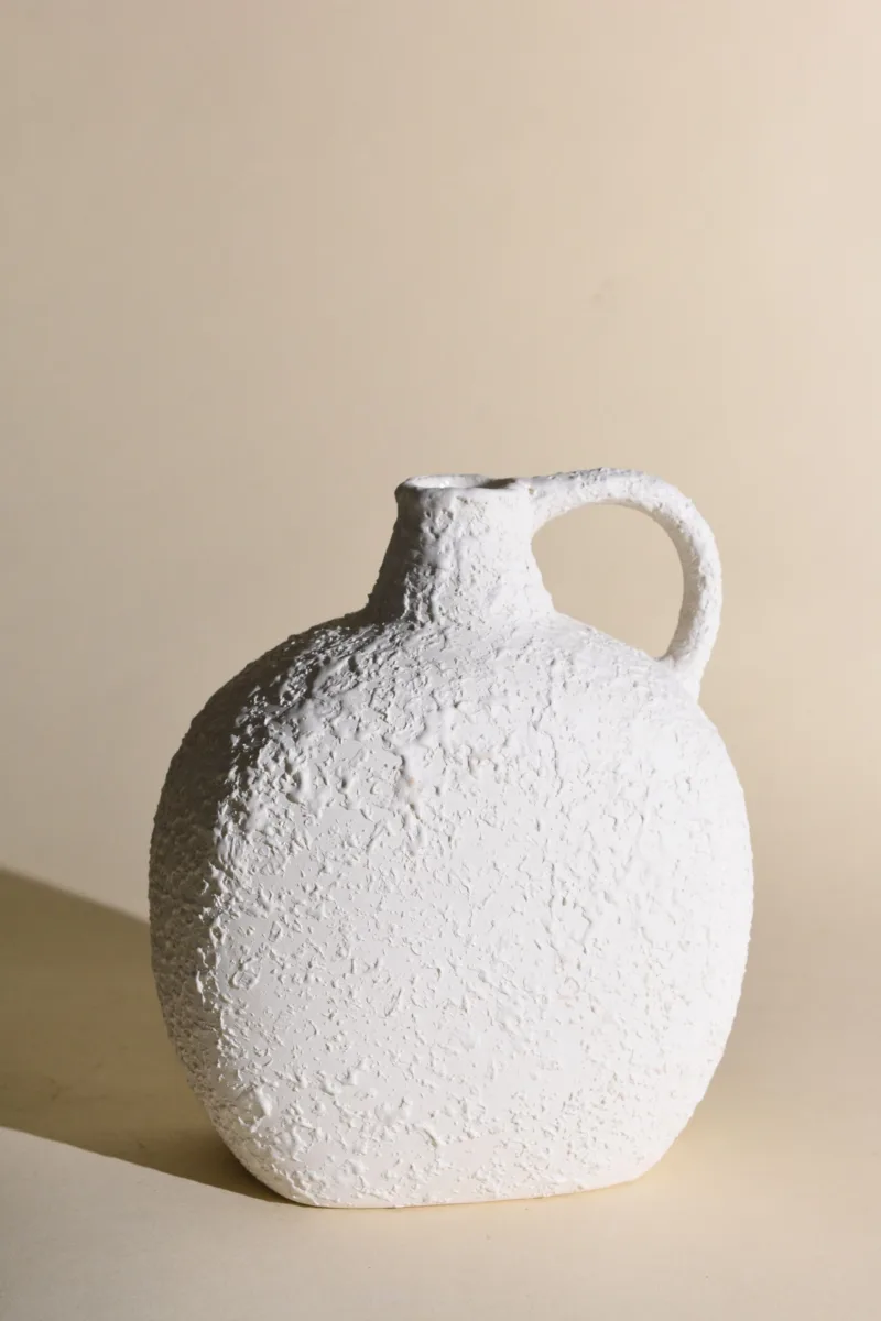 Classic Ceramic Planter — 8" Dia × 7" Height — Primary View