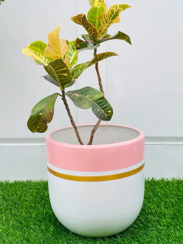 Classic Ceramic Planter — 10" Dia × 9.5" Height — Primary View