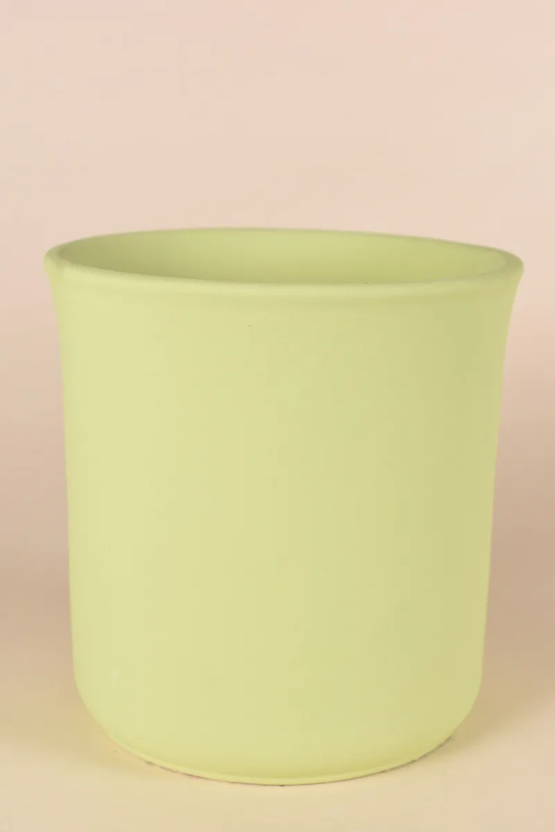 Classic Ceramic Planter — 8" Dia × 9.5" Height — Primary View
