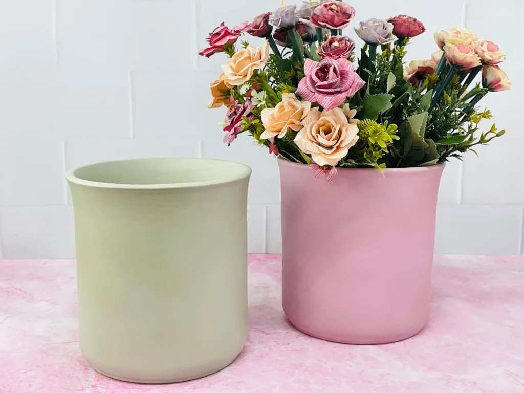 Classic Ceramic Planter — 8.5" Dia × 9.5" Height — Primary View