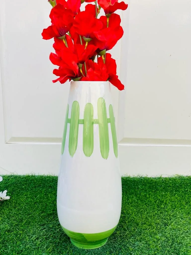 Classic Ceramic Planter — 10" Dia × 9.5" Height — Primary View