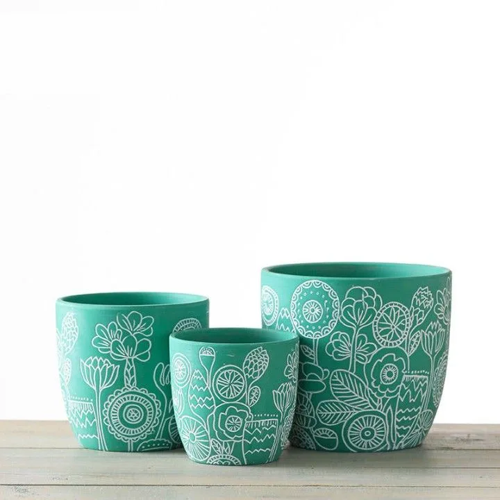 Classic Ceramic Planter — 10" Dia × 10" Height — Primary View