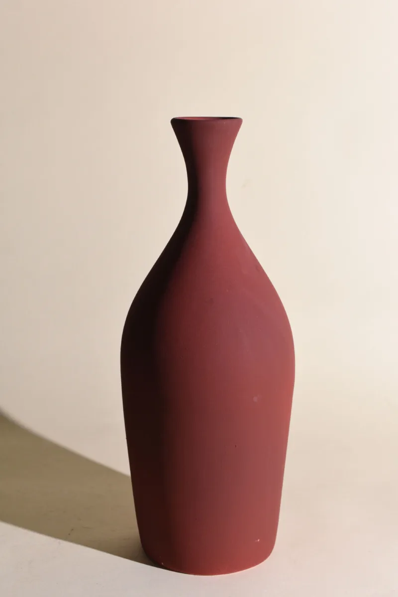 Classic Ceramic Planter — 5" Dia × 15" Height — Primary View