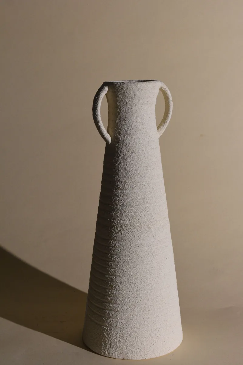 Classic Ceramic Planter — 10" Dia × 12" Height — Primary View