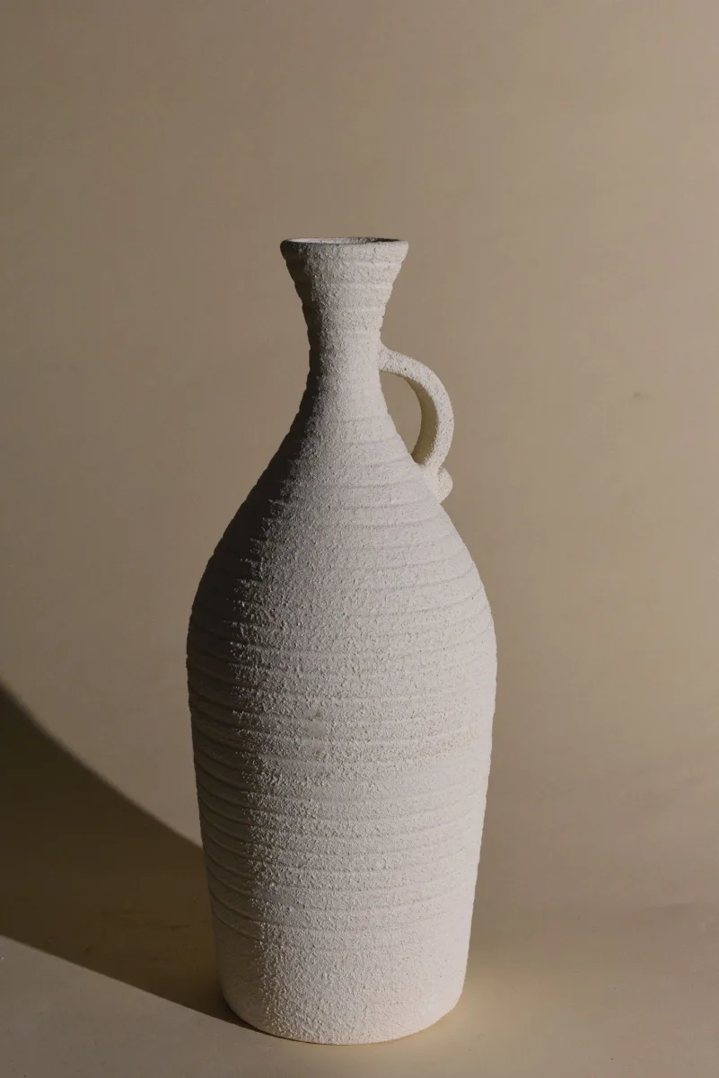 Classic Ceramic Planter — 6" Dia × 8" Height — Primary View