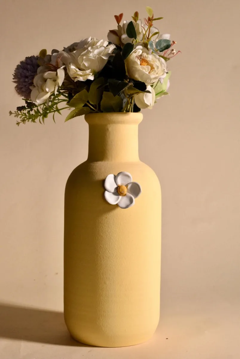 Classic Ceramic Planter — 8" Dia × 12" Height — Primary View