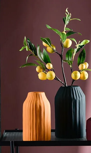Classic Ceramic Planter — 6" Dia × 16" Height — Primary View