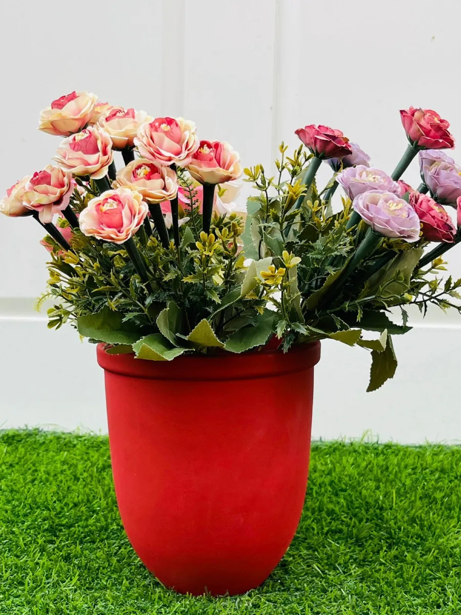 Classic Ceramic Planter — 14" Dia × 3" Height — Primary View