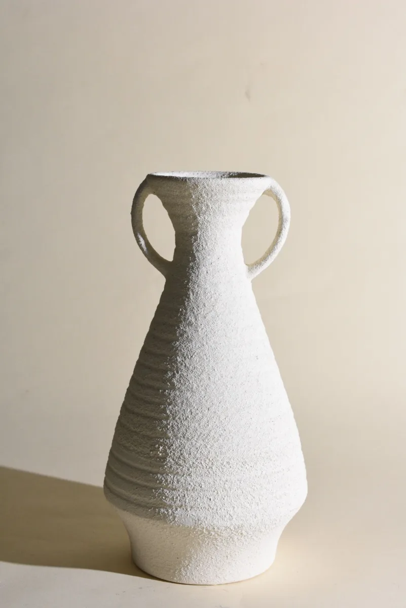 Classic Ceramic Planter — 7" Dia × 14" Height — Primary View
