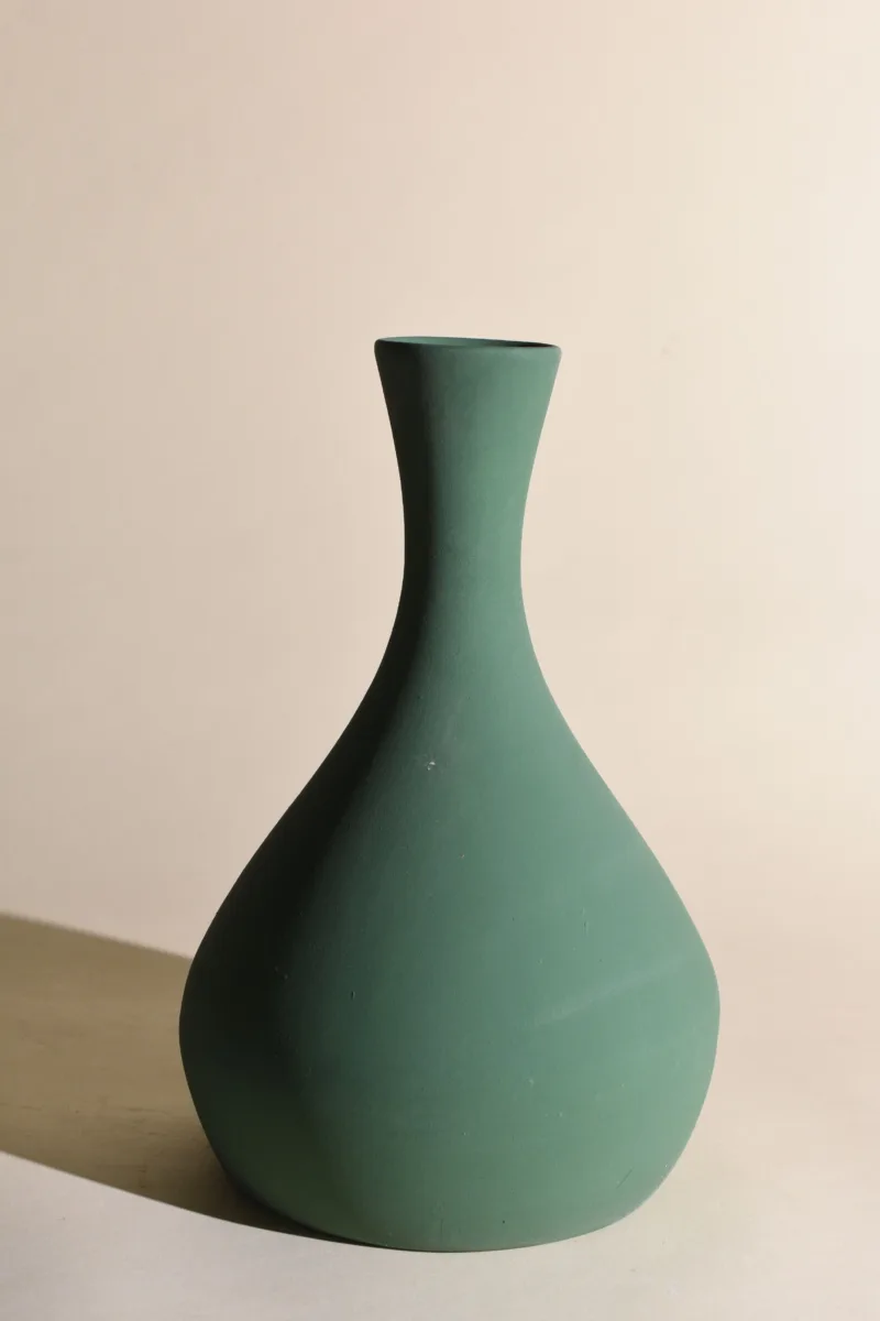 Classic Ceramic Planter — 6" Dia × 12" Height — Primary View