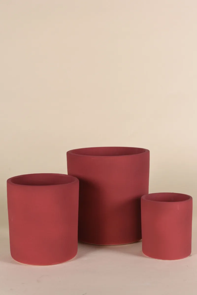 Classic Ceramic Planter — 5" Dia × 16" Height — Primary View