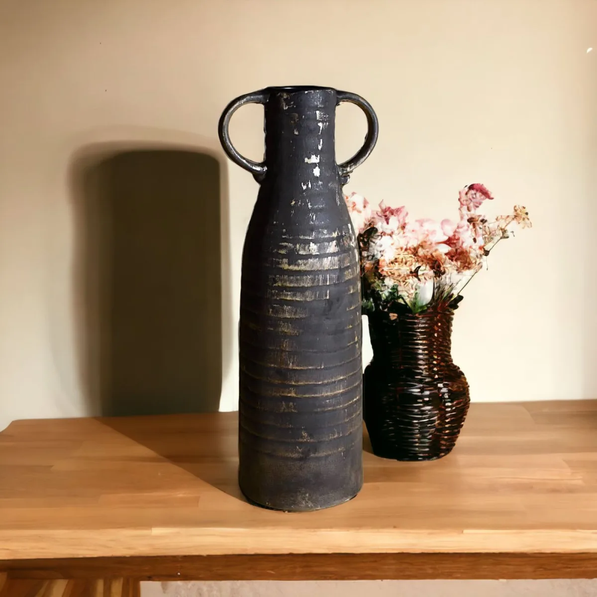 Classic Ceramic Planter — 6" Dia × 10" Height — Primary View