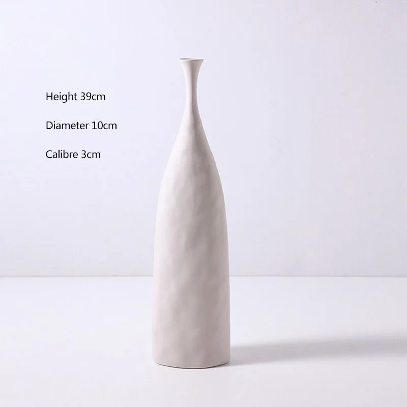 Classic Ceramic Planter — 6" Dia × 10.5" Height — Large — Primary View