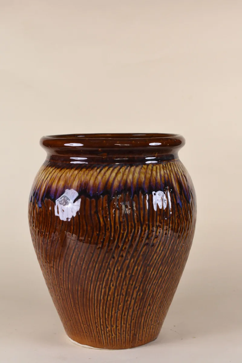Classic Ceramic Planter — 6.5" Dia × 14.5" Height — Primary View