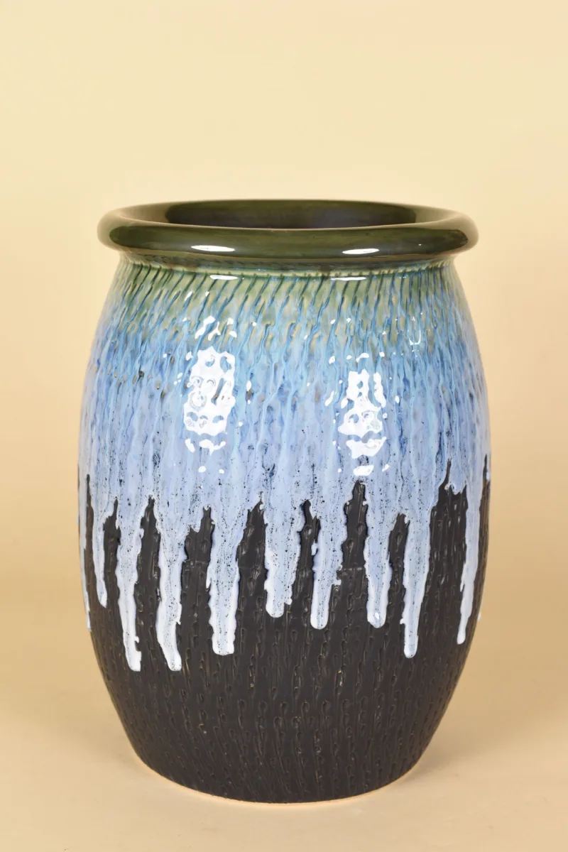 Classic Ceramic Planter — 8" Dia × 10" Height — Primary View