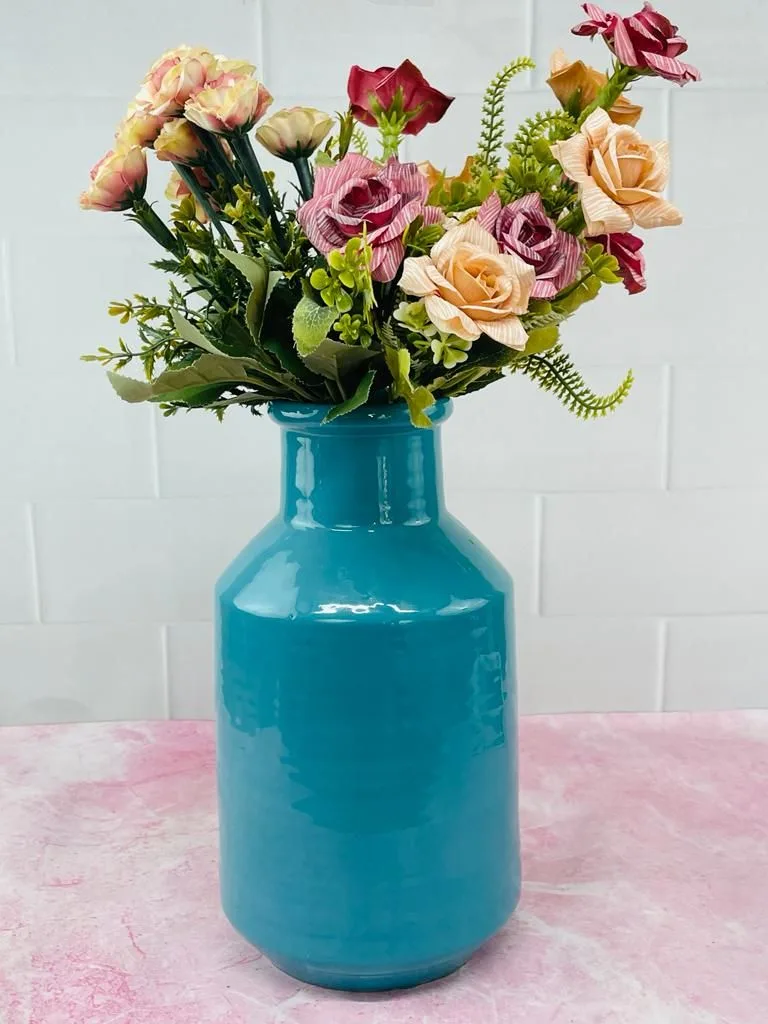 Classic Ceramic Planter — 8" Dia × 12" Height — Primary View