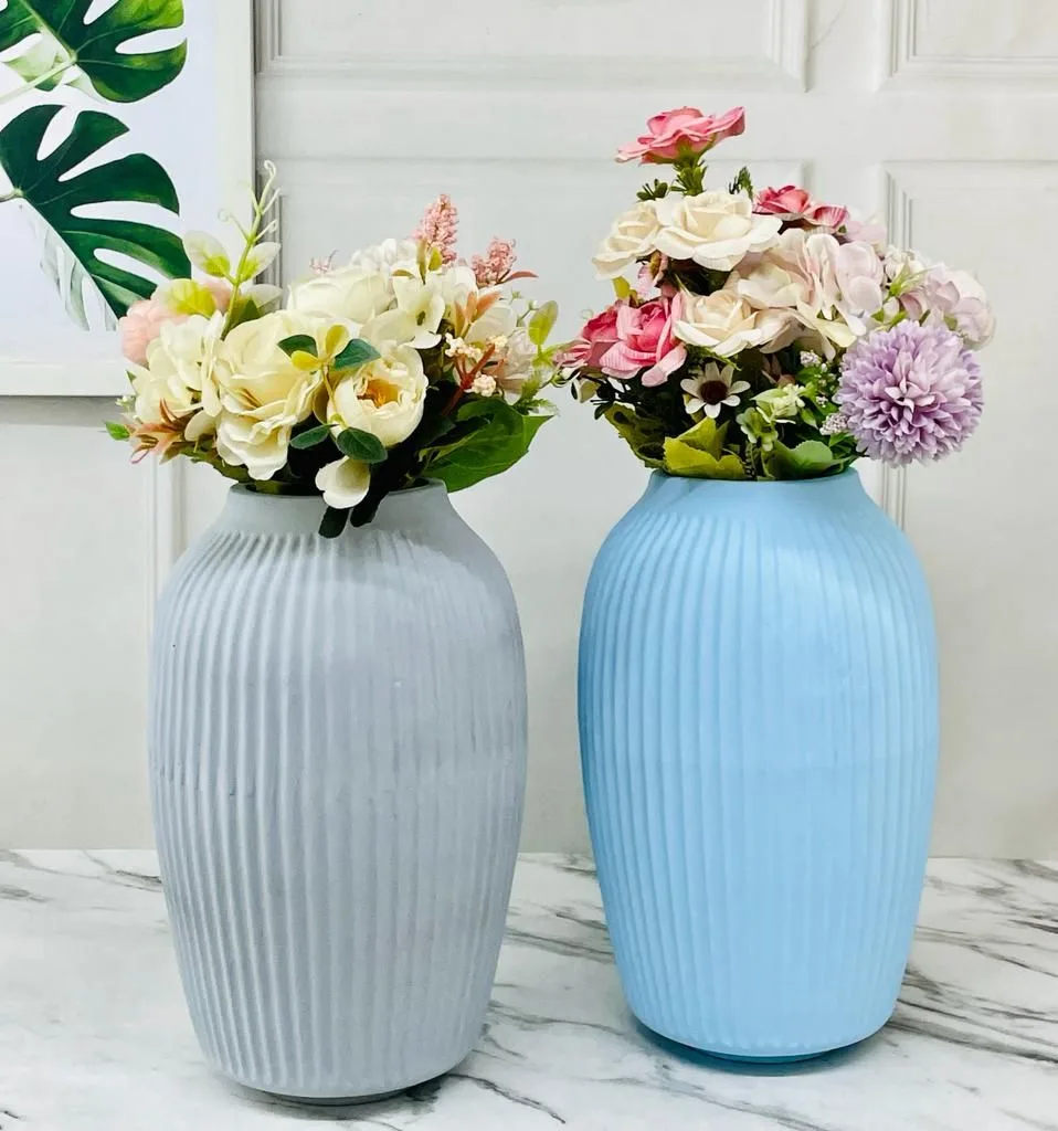 Classic Ceramic Planter Set of 5 (4" Dia × 8" Height) — Primary View