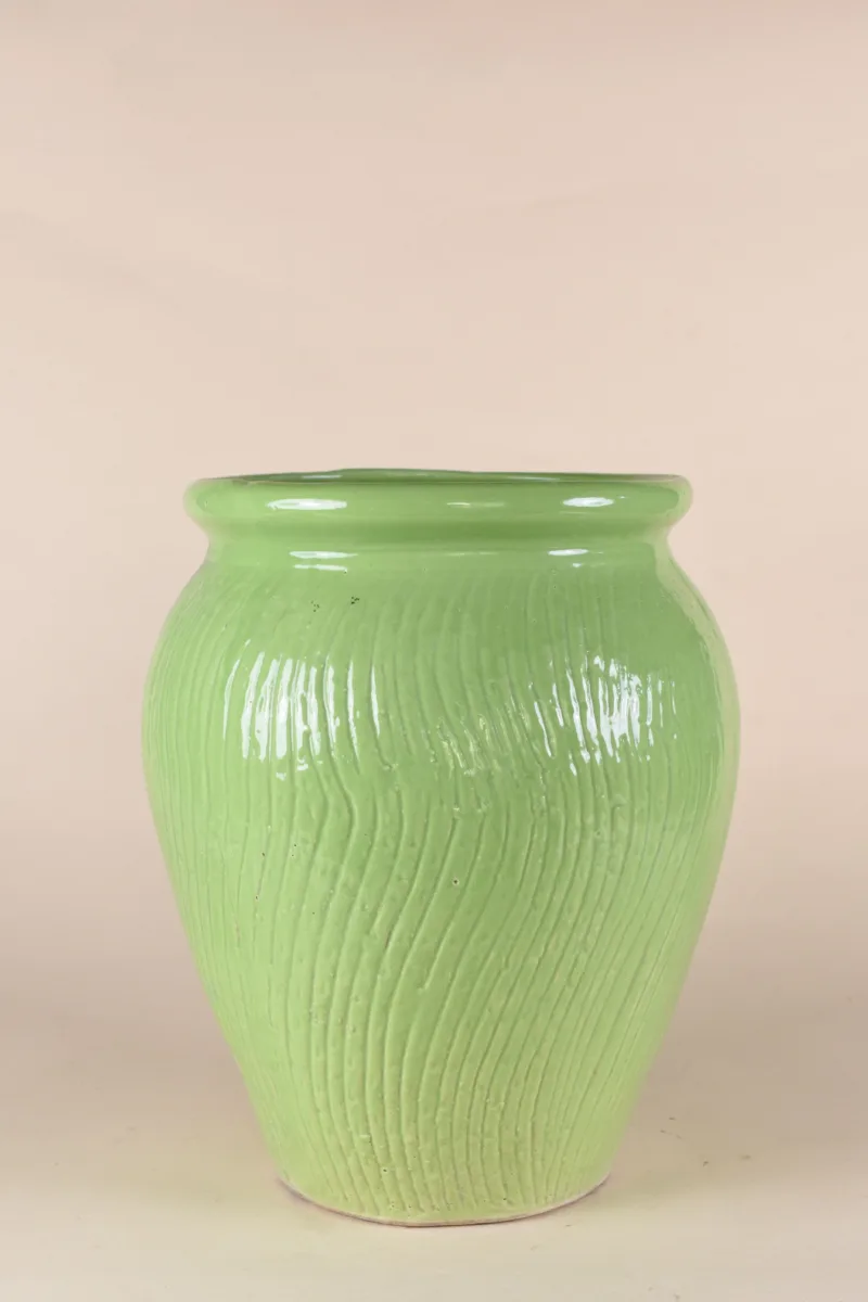Classic Ceramic Planter — 7.5" Dia × 14" Height — Primary View