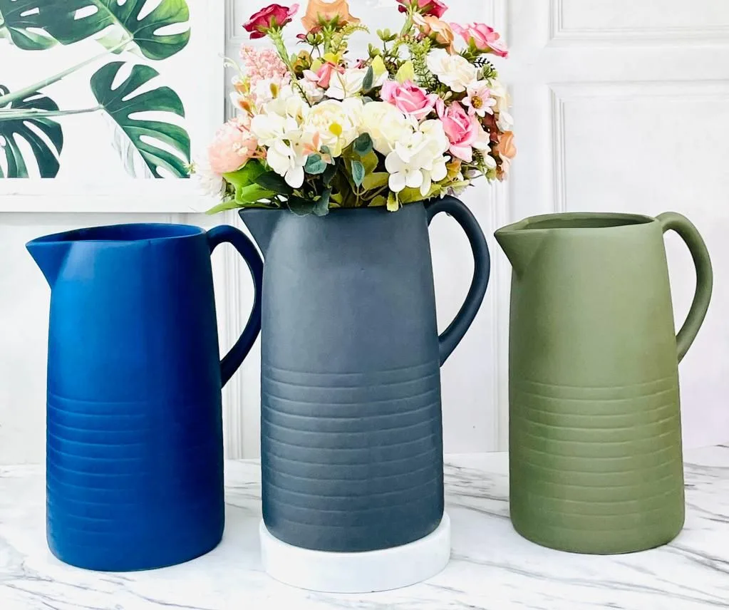 Classic Ceramic Planter — 6" Dia × 5.5" Height — Primary View