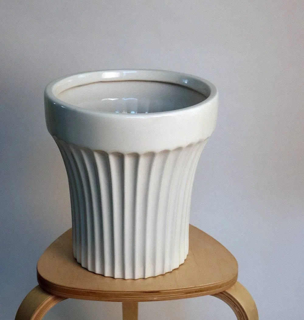 Classic Ceramic Planter — 11" Dia × 11.5" Height — Primary View
