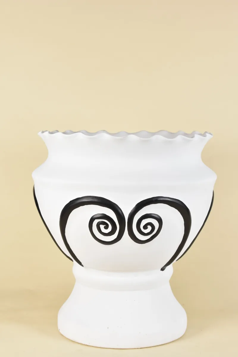Classic Ceramic Planter — 7.5" Dia × 14" Height — Primary View