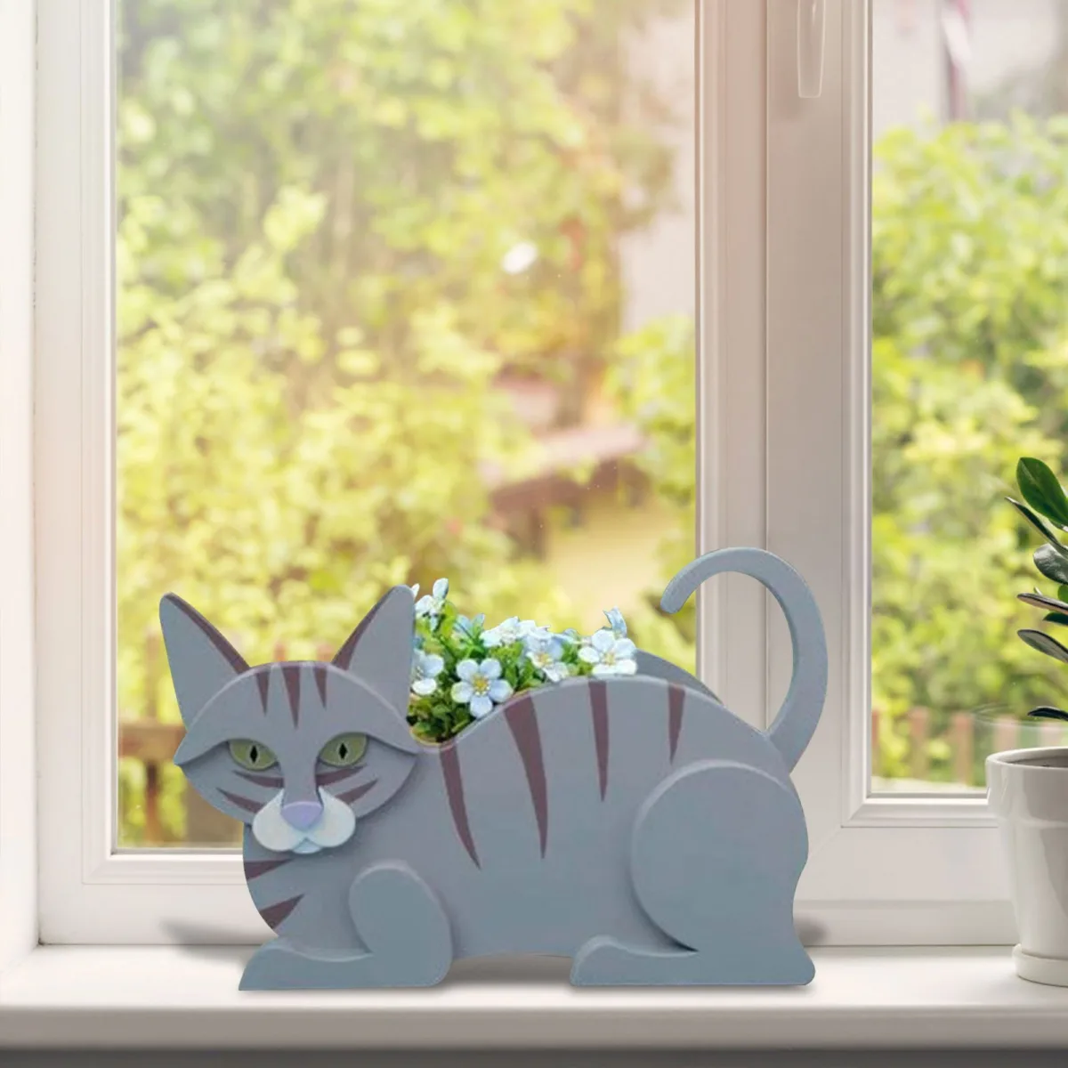 Classic Ceramic Planter — 6" Dia × 11" Height — Primary View