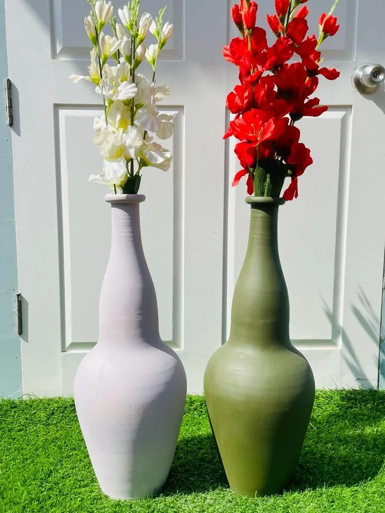 Classic Ceramic Planter — 9" Dia × 12" Height — Primary View