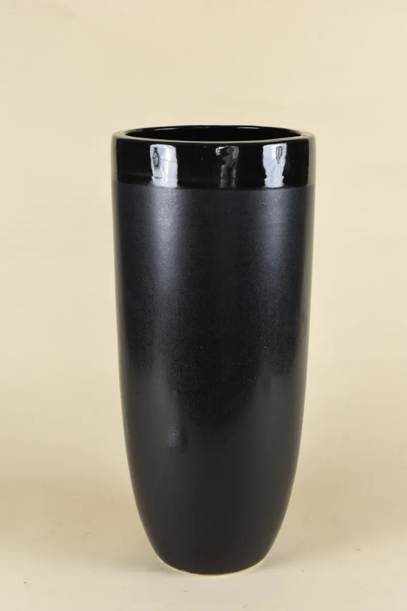 Classic Ceramic Planter — 5" Dia × 18.5" Height — Primary View