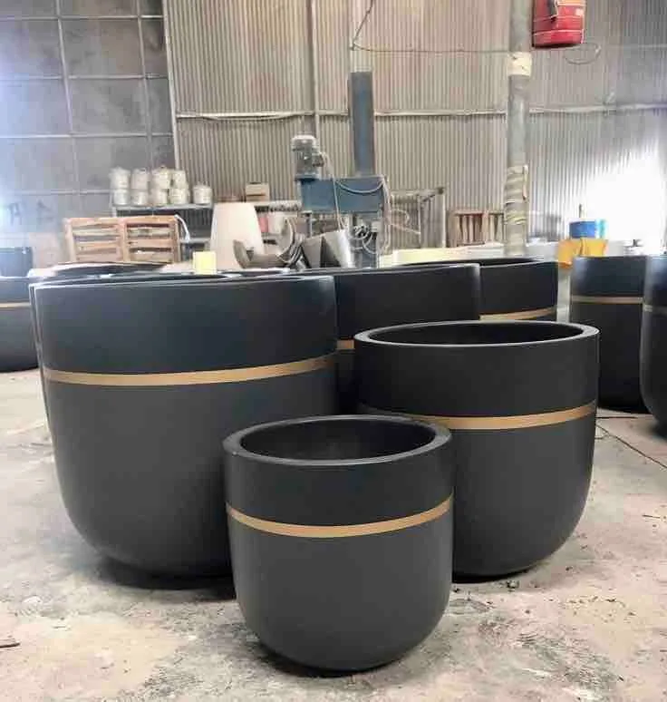 Classic Ceramic Planter — 16" Dia × 21" Height — Primary View