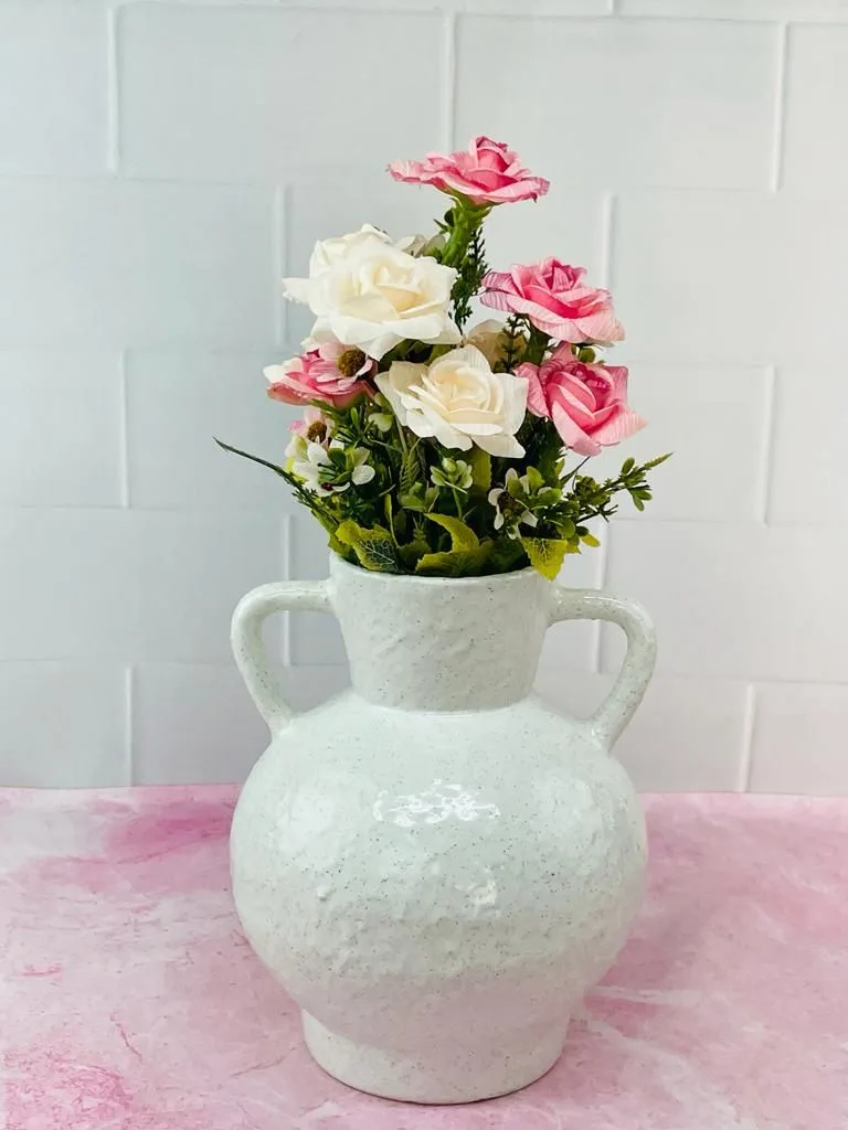 Classic Ceramic Planter — 12" Dia × 11.5" Height — Primary View