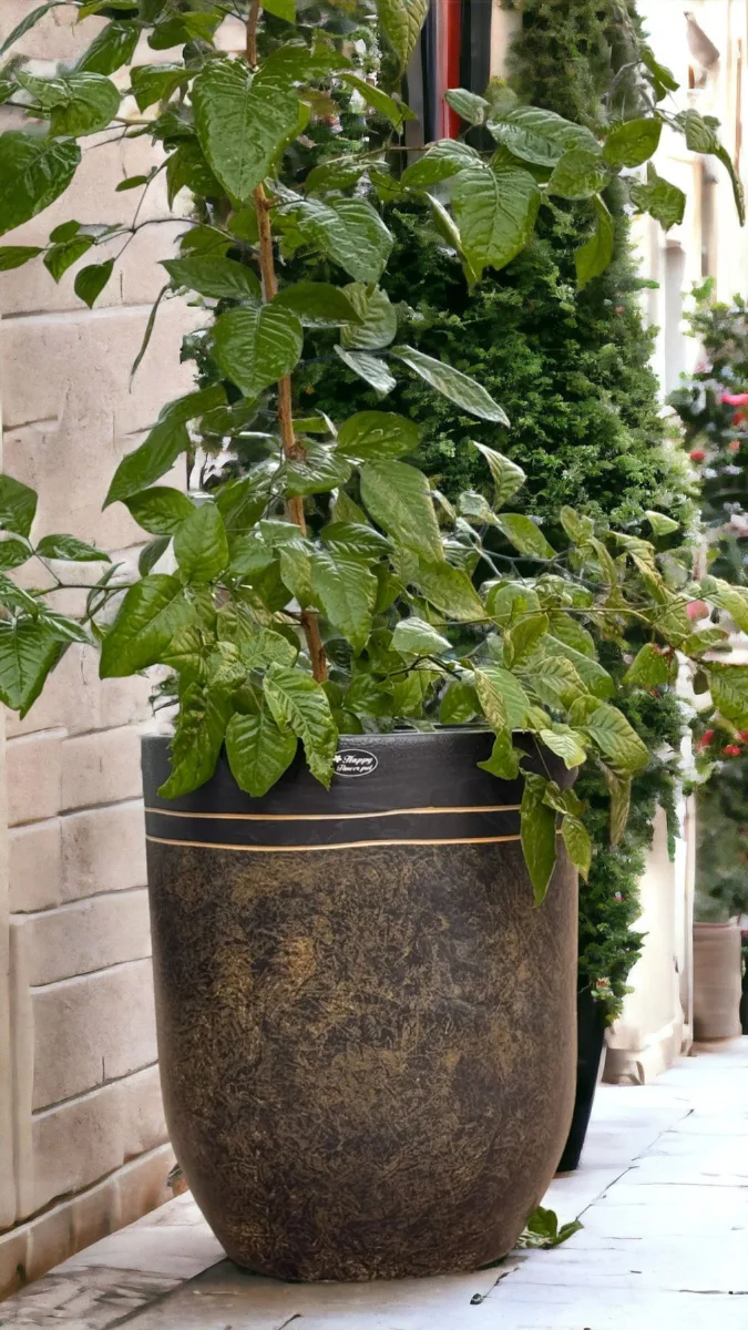 Classic Ceramic Planter — 15" Dia × 16" Height — Primary View