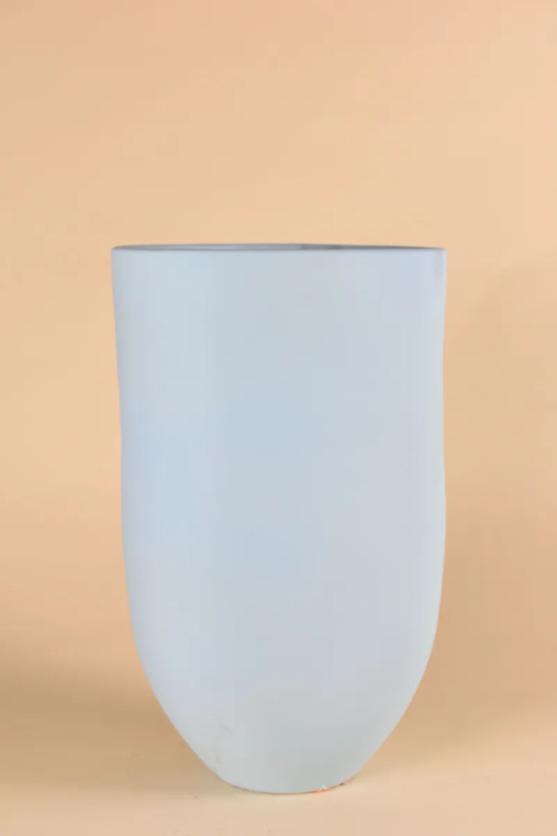 Classic Ceramic Planter — 12" Dia × 11.5" Height — Primary View