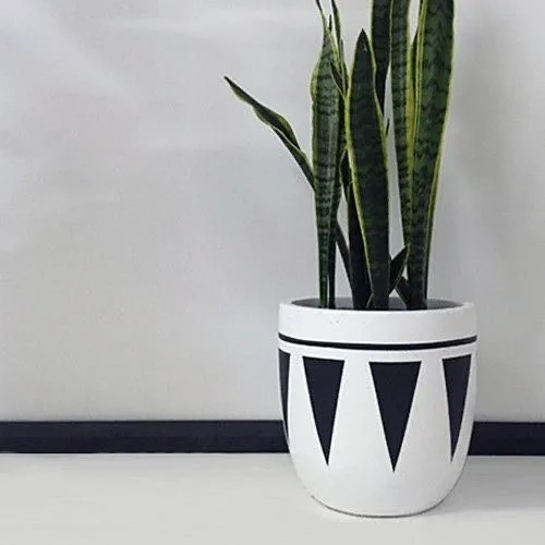 Classic Ceramic Planter — 12" Dia × 16" Height — Primary View