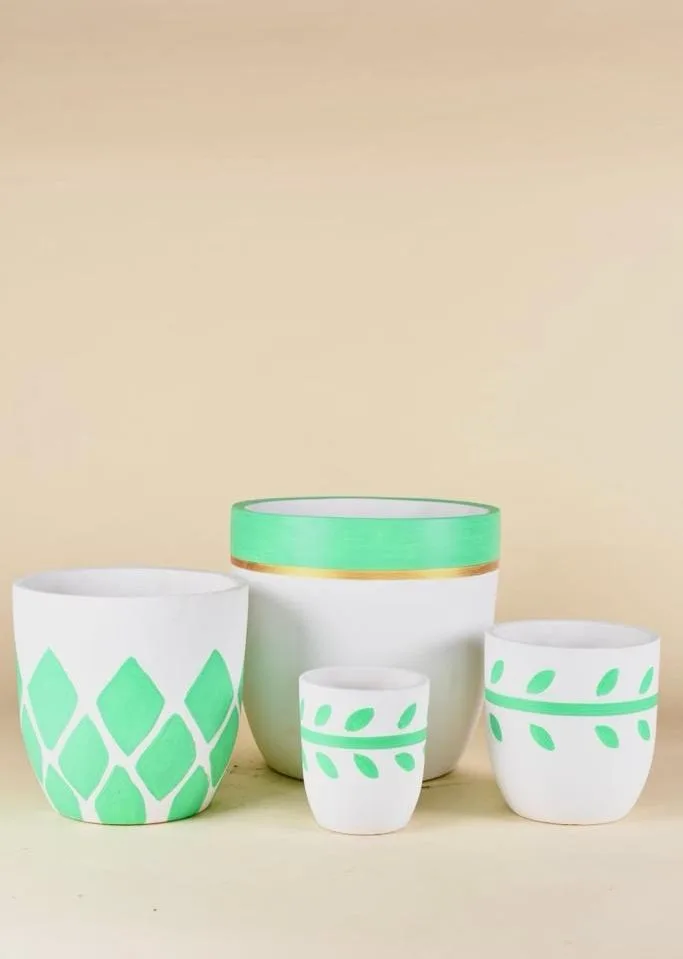Classic Ceramic Planter — 9.5" Dia × 15" Height — Primary View