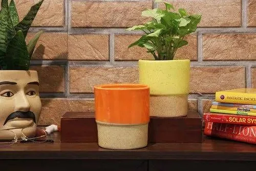 Classic Ceramic Planter — 12" Dia × 14" Height — Primary View