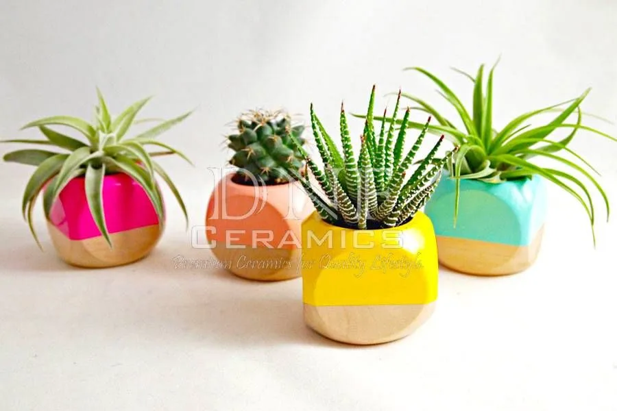 Classic Ceramic Planter — 4.5" Dia × 3.5" Height — Primary View