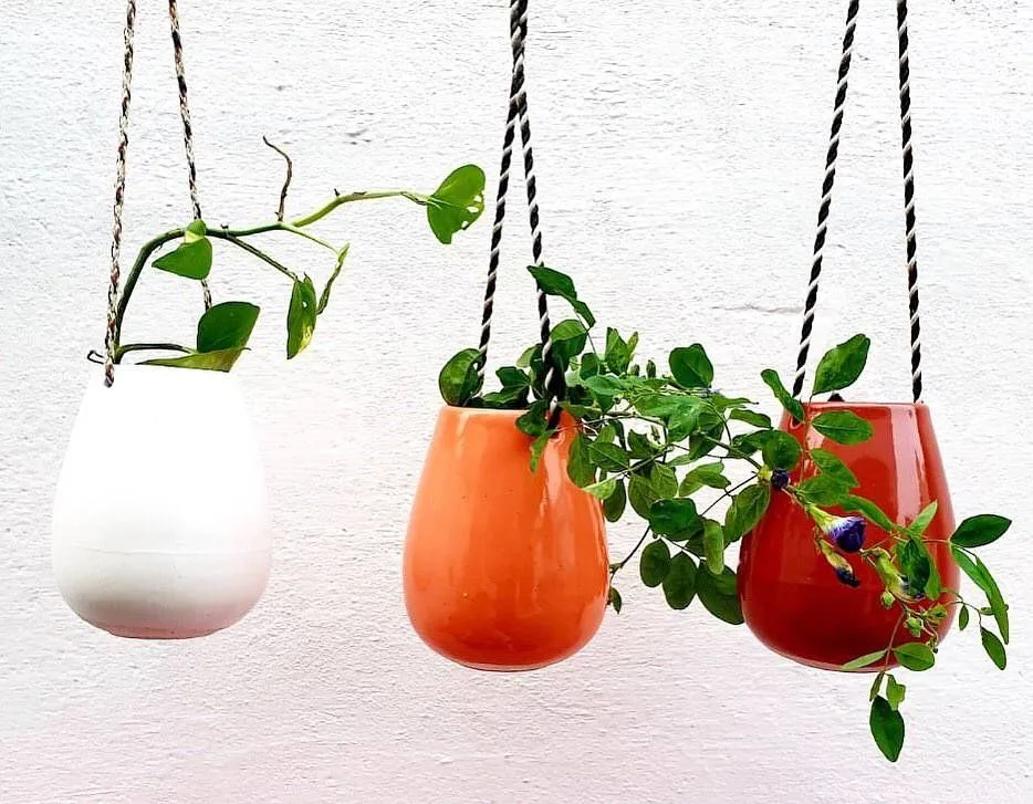 Classic Ceramic Planter — 5" Dia × 4" Height — Primary View