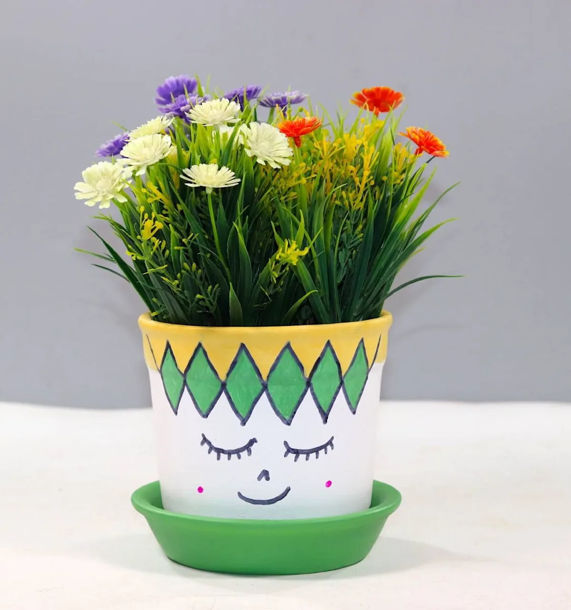 Classic Ceramic Planter — 4.5" Dia × 6" Height — Primary View