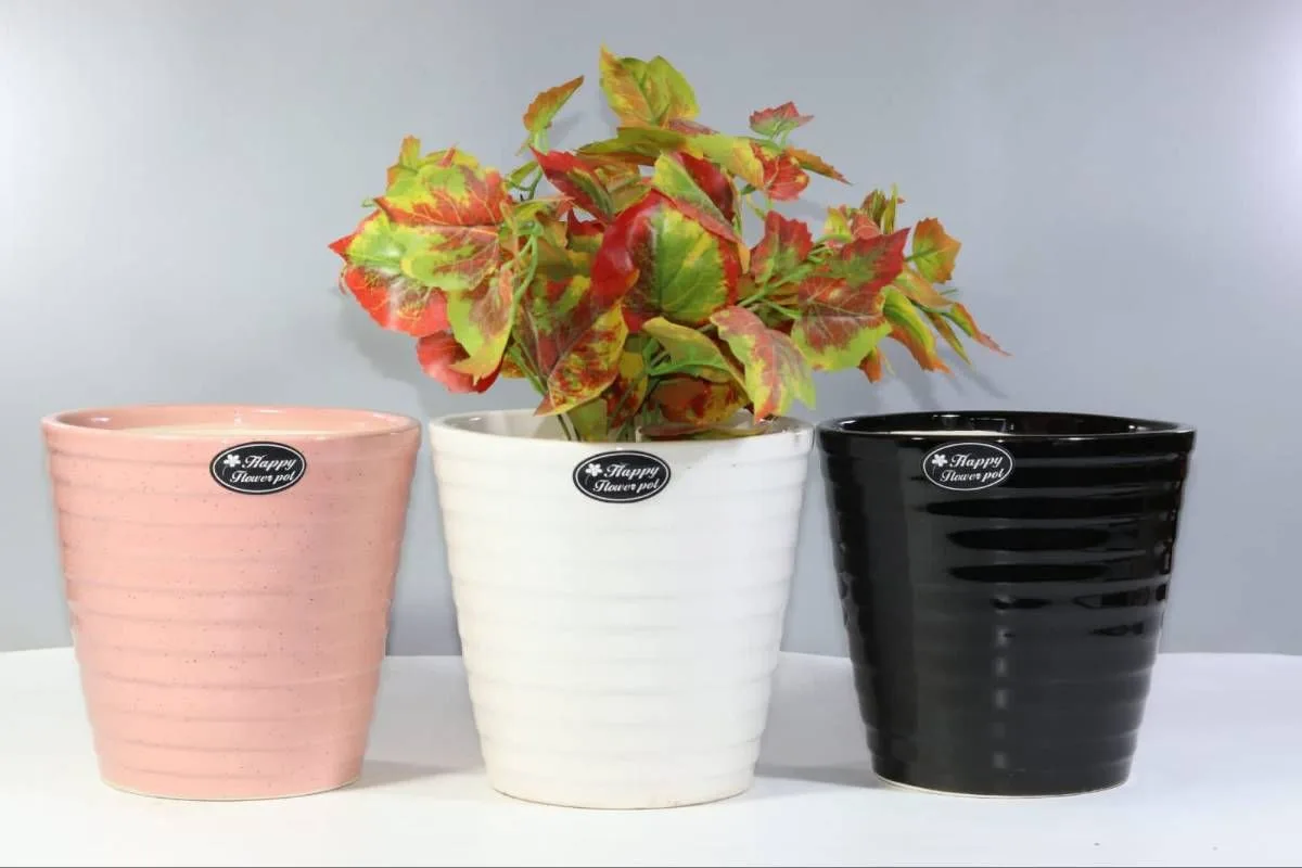 Classic Ceramic Planter — 3" Dia × 5.5" Height — Primary View