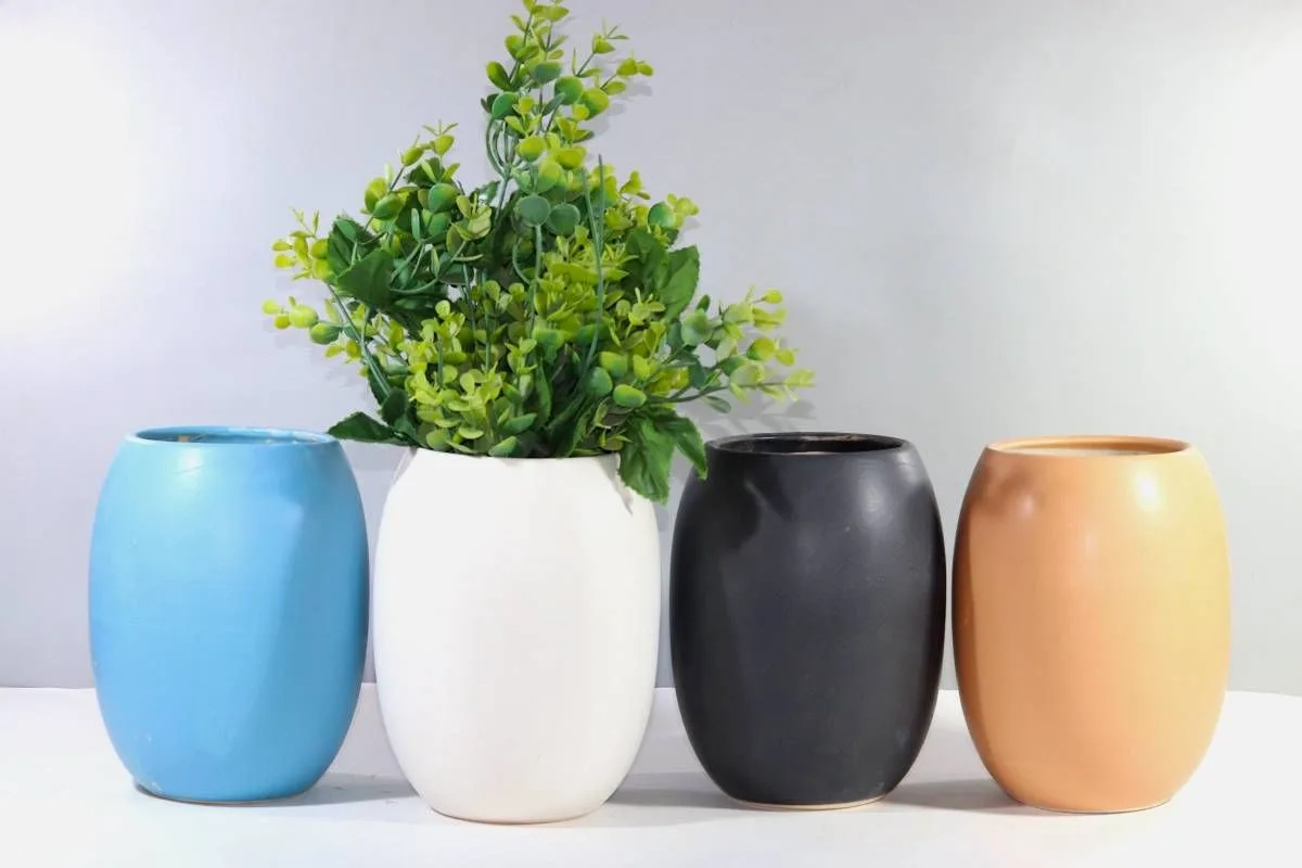 Classic Ceramic Planter — 11.5" Dia × 11" Height — Primary View