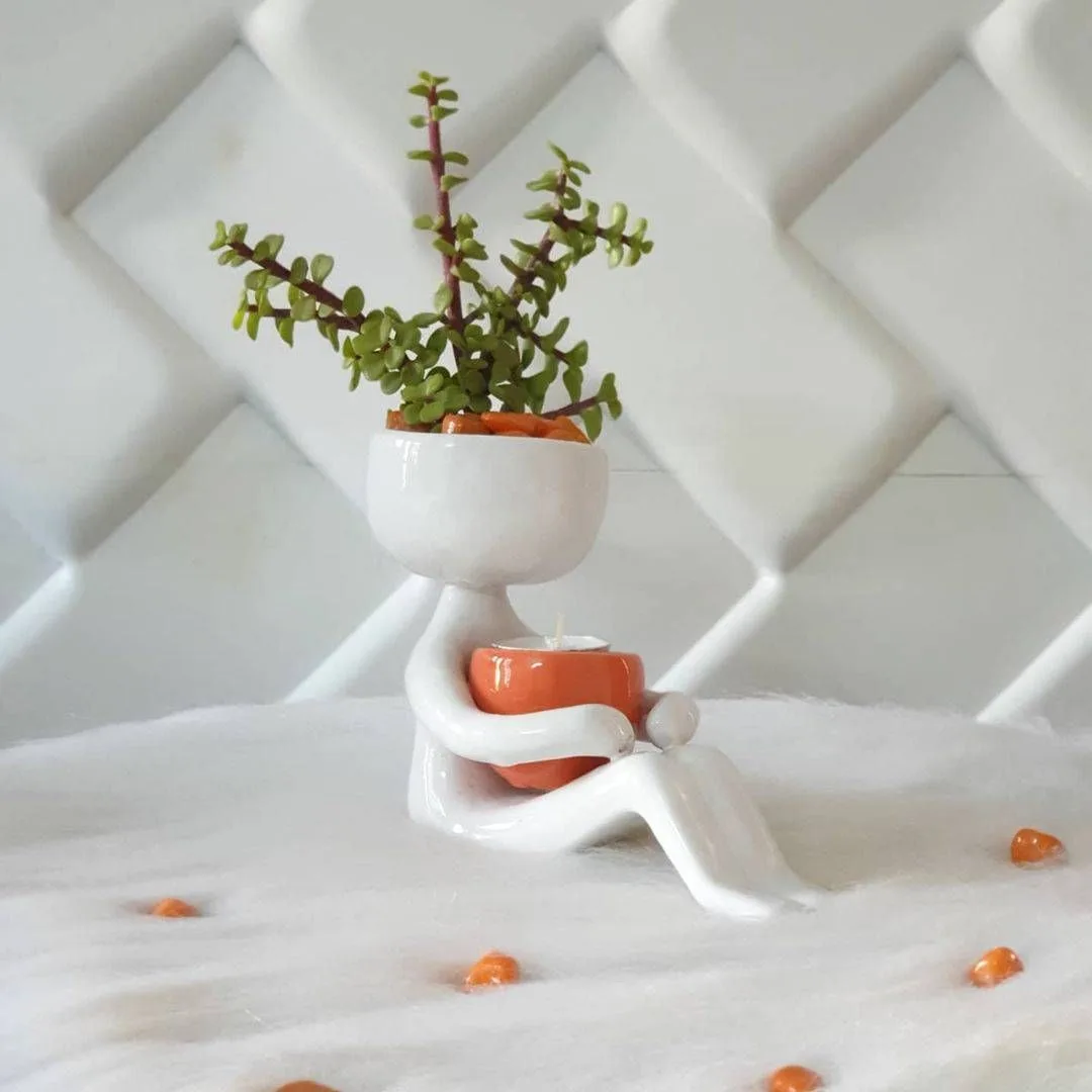 Classic Ceramic Planter — 3" Dia × 3" Height — Primary View