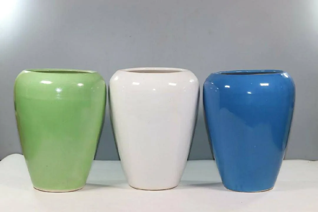 Classic Ceramic Planter — 4" Dia × 3" Height — Primary View